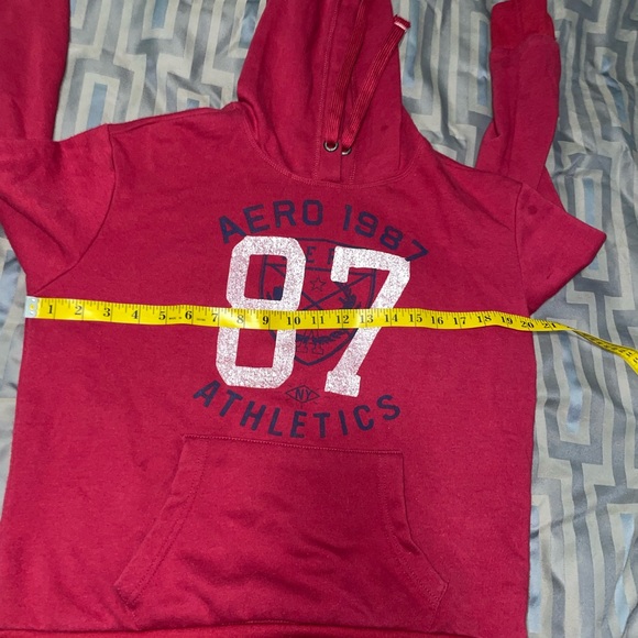 Aeropostale Hoodie Jacket Size MM Womens Red - Picture 7 of 11